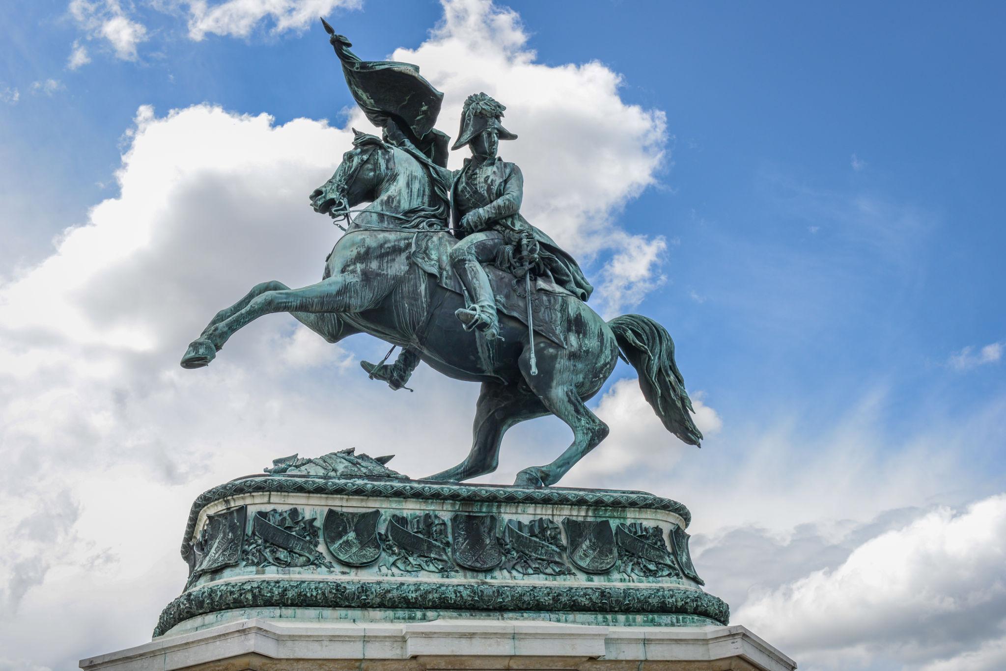Monumento equestre all’arciduca Carlo in Heldenplatz