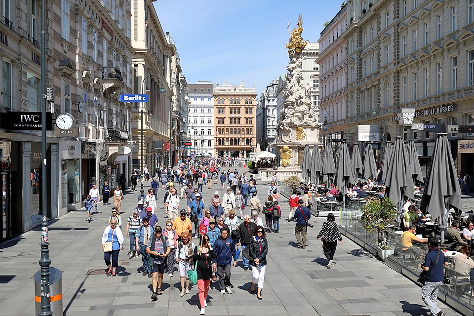 Fotografia: Kohlmarkt e Graben